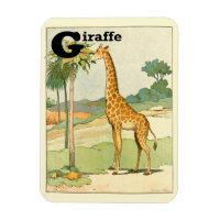 Lettre alphabet G pour Giraffe
