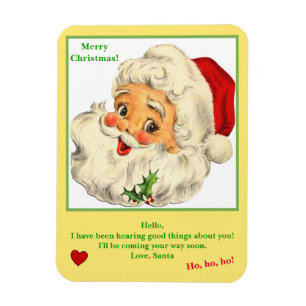 Magnet Flexible Lettre de Père Noël Keepsaké
