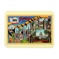LETTRE GRANDE SALUT Sacramento Californie