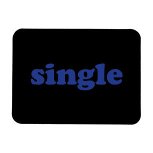 Magnet Flexible lettres bleues "simples" noires