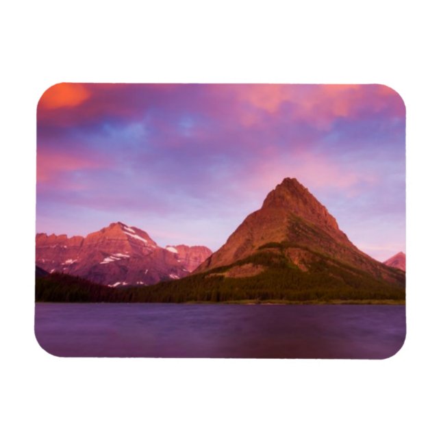 Magnet Flexible Lever du soleil sur Glacier (Horizontal)