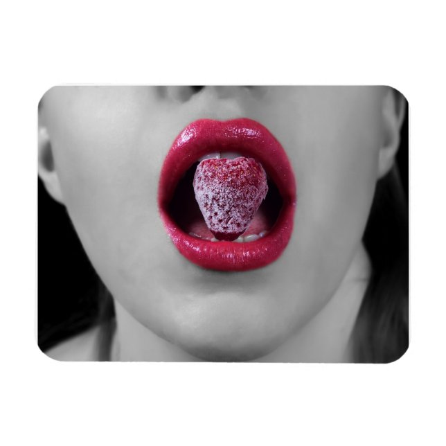 Magnet Flexible Lèvres fraises (Horizontal)