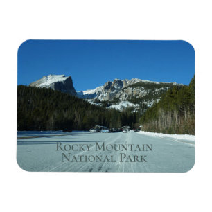 Magnet Flexible L'hiver dans le parc national Rocky Mountain Magne