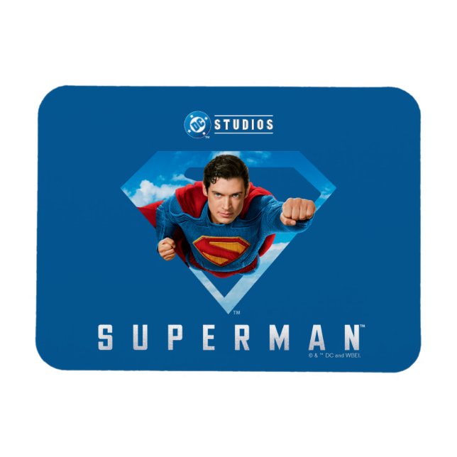 Magnet Flexible L'homme de l'acier en vol (Horizontal)