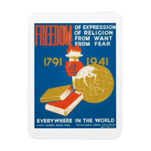 Magnet Flexible Liberté d'expression