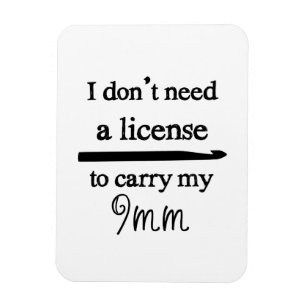Magnet Flexible Licence Crochet Hook