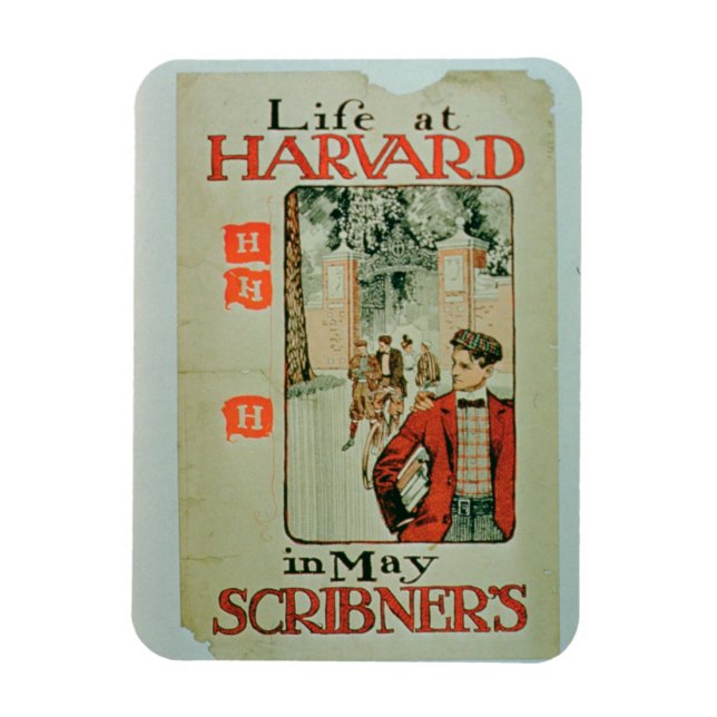 Magnet Flexible 'Life at Harvard', affiche faisant la promotion du (Vertical)