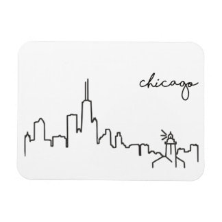 Magnet Flexible Ligne aérienne de Chicago avec aimant de phare
