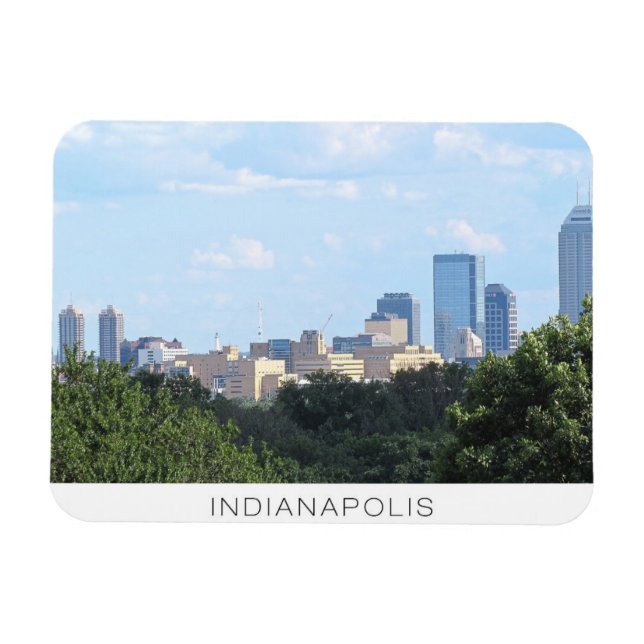 Magnet Flexible Ligne aérienne d'Indianapolis (Horizontal)