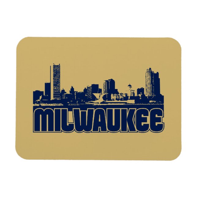 Magnet Flexible Ligne aérienne Milwaukee (Horizontal)