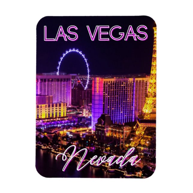 Magnet Flexible Ligne d'atterrissage de Las Vegas (Vertical)