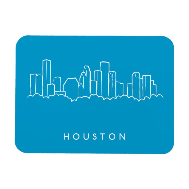 Magnet Flexible Ligne de Houston (Horizontal)