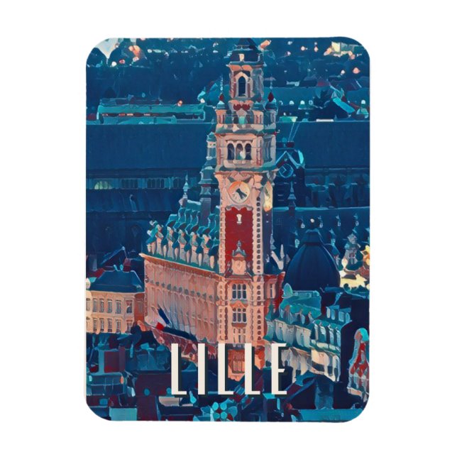 Magnet Flexible Lille Photo Vintage (Vertical)