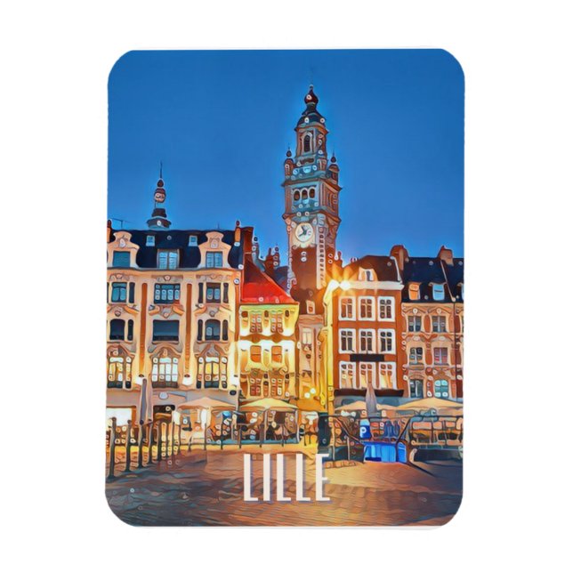 Magnet Flexible Lille Photo Vintage (Vertical)
