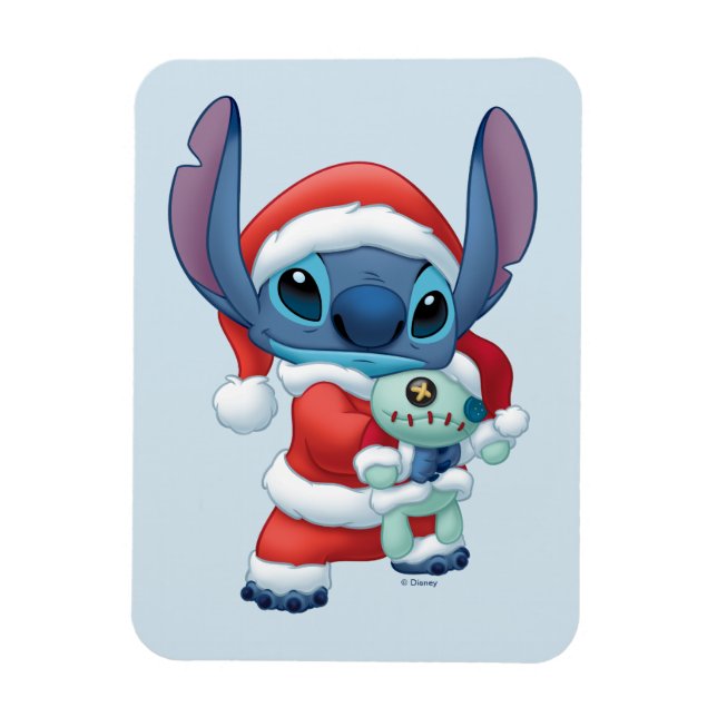 Magnet Flexible Lilo & Stitch | Santa Claus Stitch (Vertical)