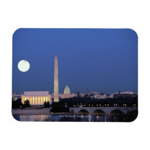 Magnet Flexible Lincoln Memorial, Washington Monument, États-Unis