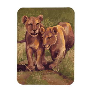 Magnet Flexible Lion Cubs