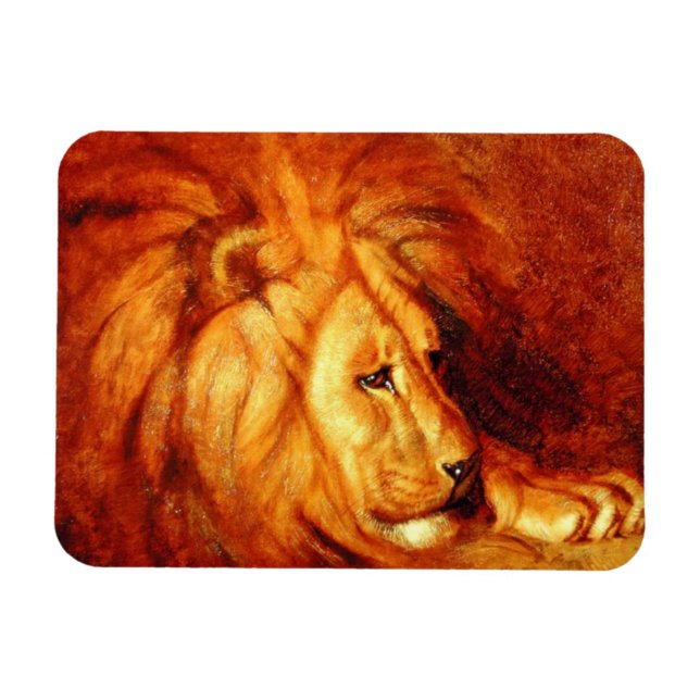 Magnet Flexible Lion de repos (Horizontal)