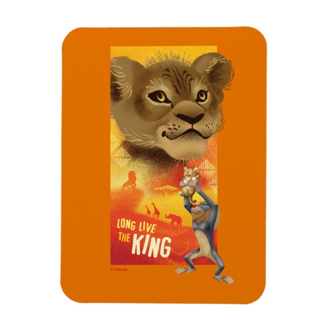 Magnet Flexible Lion King | Graphique de collage Simba (Vertical)