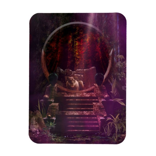 Magnet Flexible Lioness Guardian (Vertical)