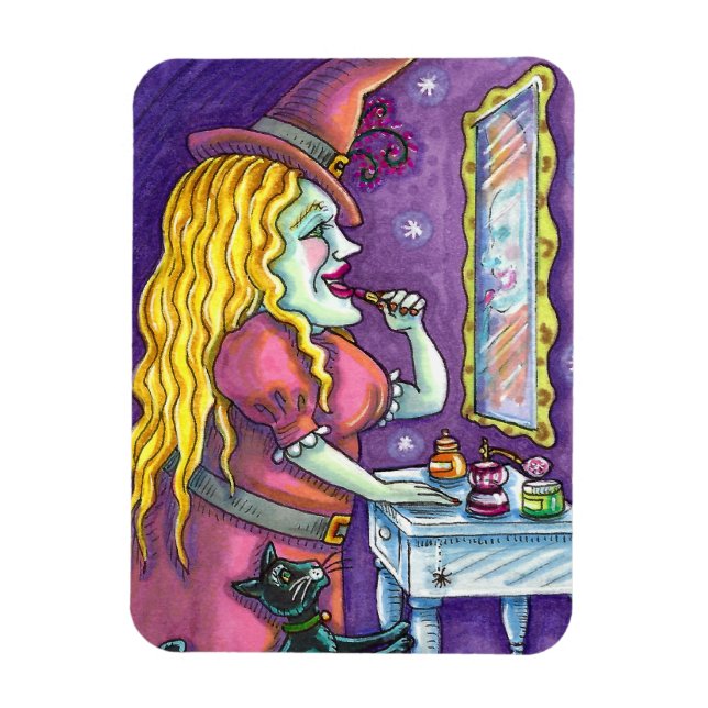 MAGNET FLEXIBLE LIPSTICK DE TÉMOIN, PARFUME & NAIL POLISH, FUNNY C (Vertical)
