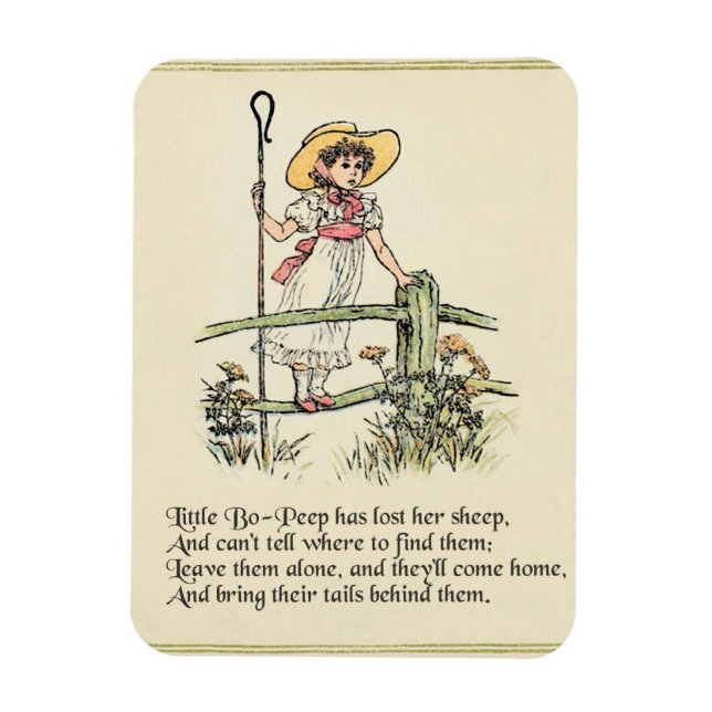 Magnet Flexible Little Bo Peep Nursery Rhyme (Vertical)