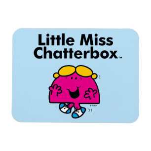 Magnet Flexible Little Miss Little Miss Chatterbox est si chatty