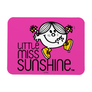 Magnet Flexible Little Miss Sunshine Marcher Sur Le Nom Graphique