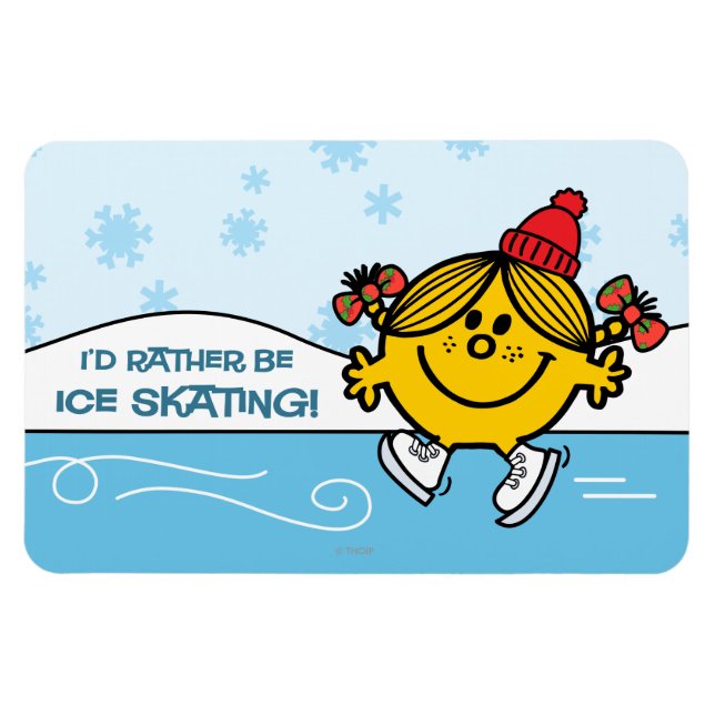 Magnet Flexible Little Miss Sunshine Patinage sur glace (Horizontal)
