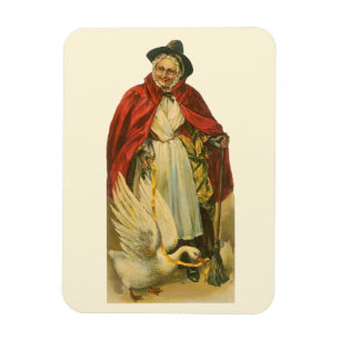 Magnet Flexible Livre d'histoires victorien vintage de Mère l'Oie