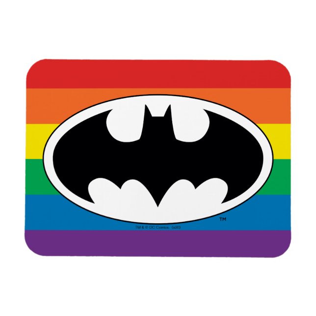 Magnet Flexible Logo Arc-en-ciel Batman (Horizontal)