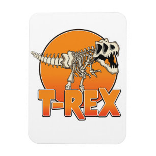 Magnet Flexible logo de dessin animé T-REX