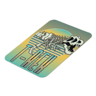 Magnet Flexible logo de dessin animé T-REX