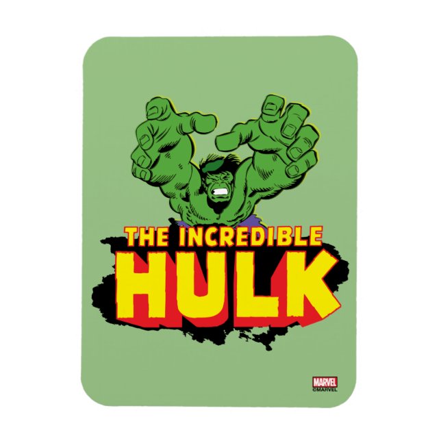 Magnet Flexible Logo de l'incroyable Hulk (Vertical)