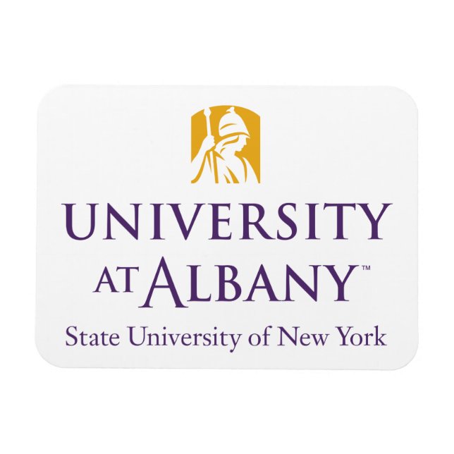 Magnet Flexible Logo de l'Université d'Albany (Horizontal)