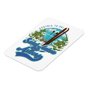 Magnet Flexible logo de Saint Anton am Arlberg Autriche Ski