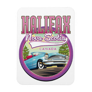 Magnet Flexible logo de voyage Halifax Nouvelle-Écosse 