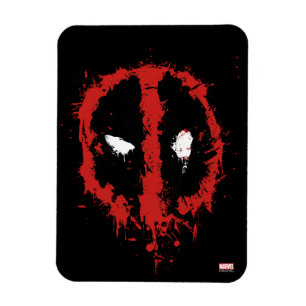 Magnet Flexible Logo Deadpool Paint Splatz
