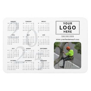 Magnet Flexible Logo Photo mensuelle Calendrier 2025