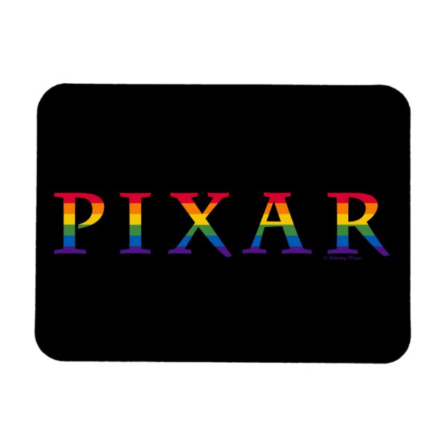 Magnet Flexible Logo Pixar Rainbow (Horizontal)