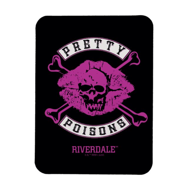 Magnet Flexible Logo Poisons Pretty (Vertical)