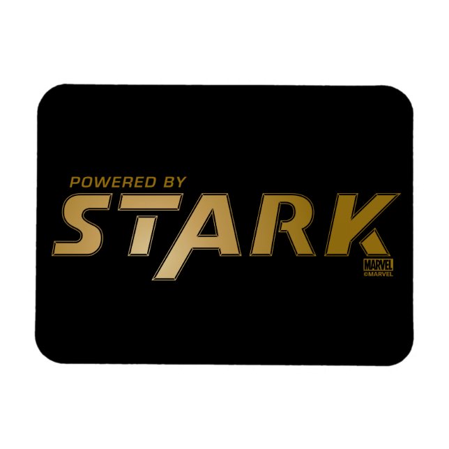 Magnet Flexible Logo Propulsé par Stark (Horizontal)
