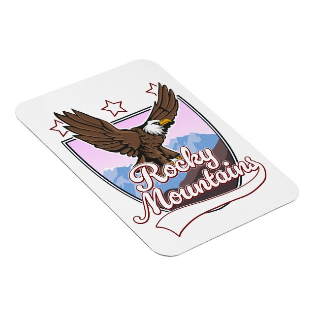 Magnet Flexible Logo Rocky Mountains (Côté Droit)