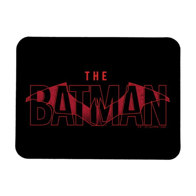 Magnet Flexible Logo superposé de Batman Bat (Horizontal)