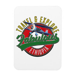 Magnet Flexible logo Travel Explore Fabulous Ethiopia