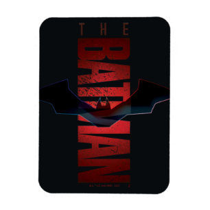 Magnet Flexible Logo vertical Batman