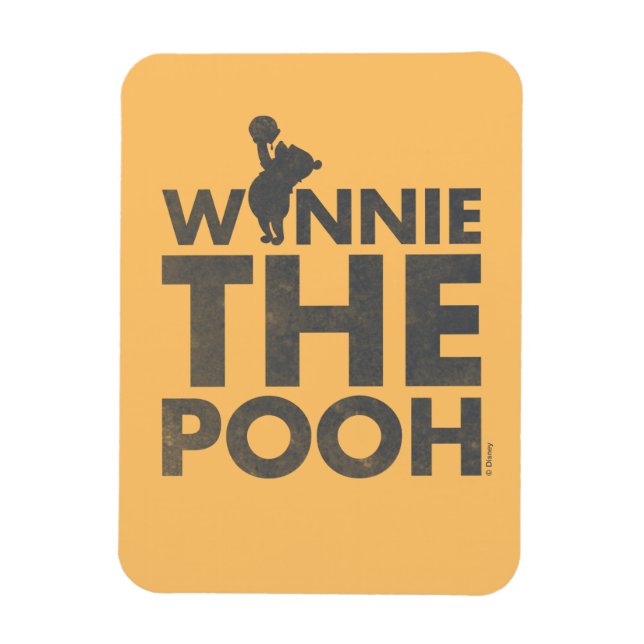 Magnet Flexible Logo Winnie the Pooh (Vertical)
