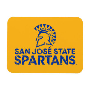 Magnet Flexible Logo Wordmark de Spartans d'état de San Jose