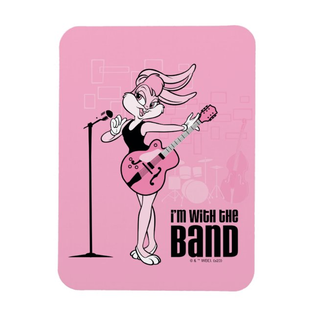 Magnet Flexible Lola Bunny Je suis avec le groupe (Vertical)