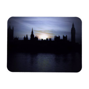 Magnet Flexible Londres-Big Ben Elizabeth Tower-Sunset-Magnet